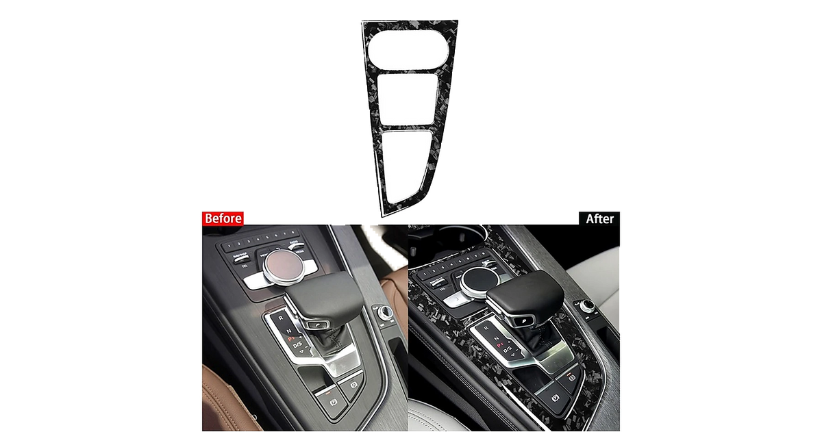 Audi A4/A5 B9 Carbon-/Forged-Carbon Optik Mittelkonsole