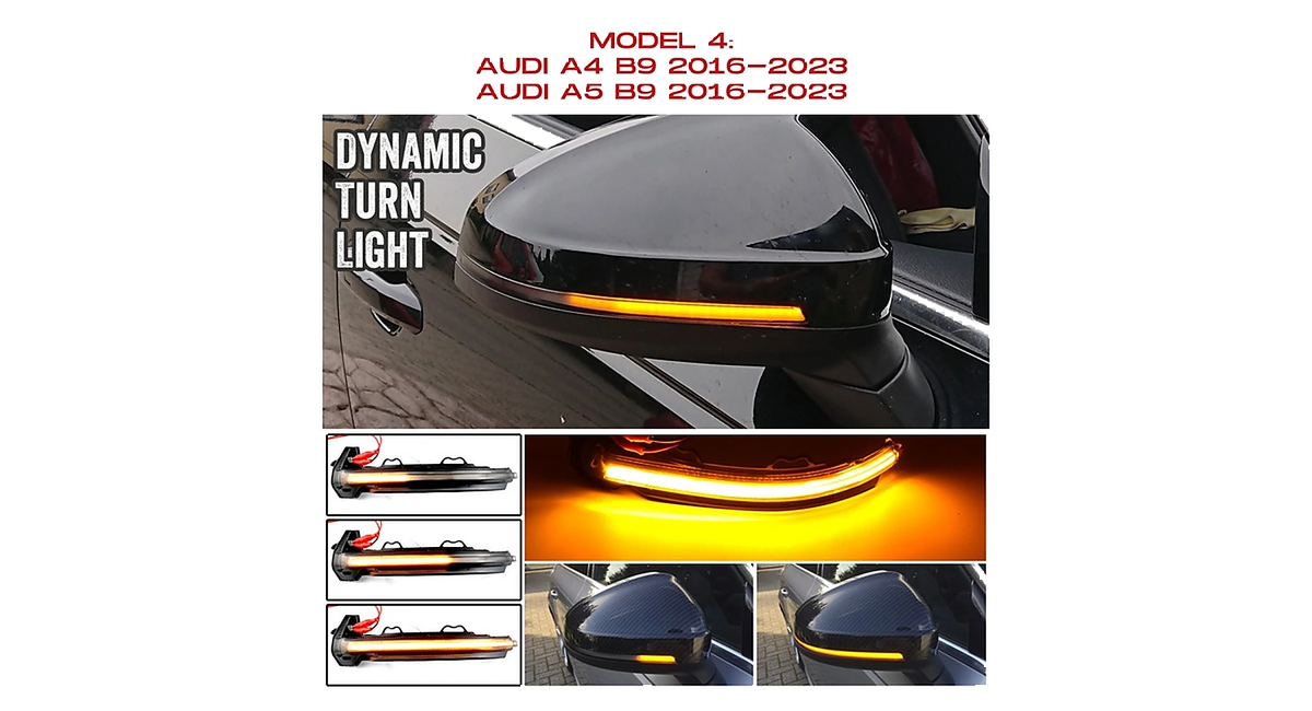 Audi A4/A5 B9 dynamische LED Spiegelblinker