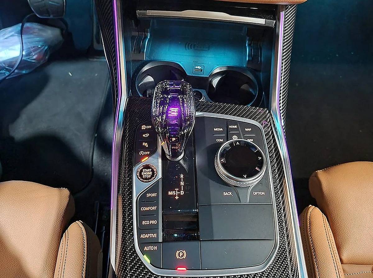 BMW G-Serie Kristall Schaltknauf + iDrive/Start Dekorset