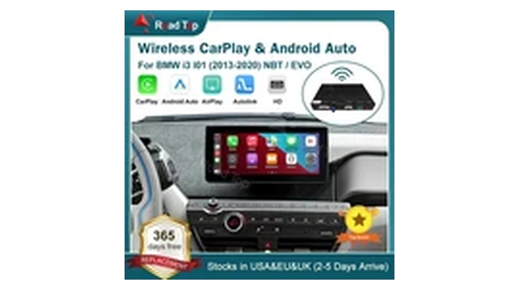 BMW i3 I01 CarPlay Interface – Hauptansicht