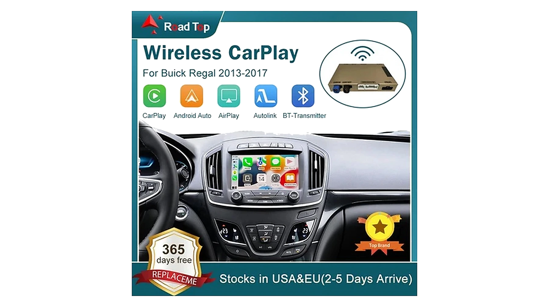 Buick CarPlay Interface – Hauptansicht