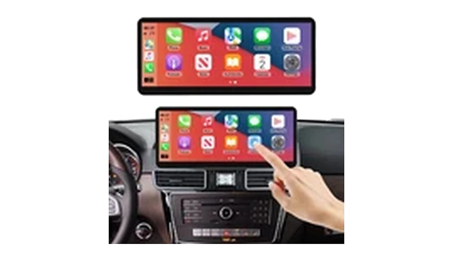 Mercedes GLE / GLS CarPlay Interface – Hauptansicht
