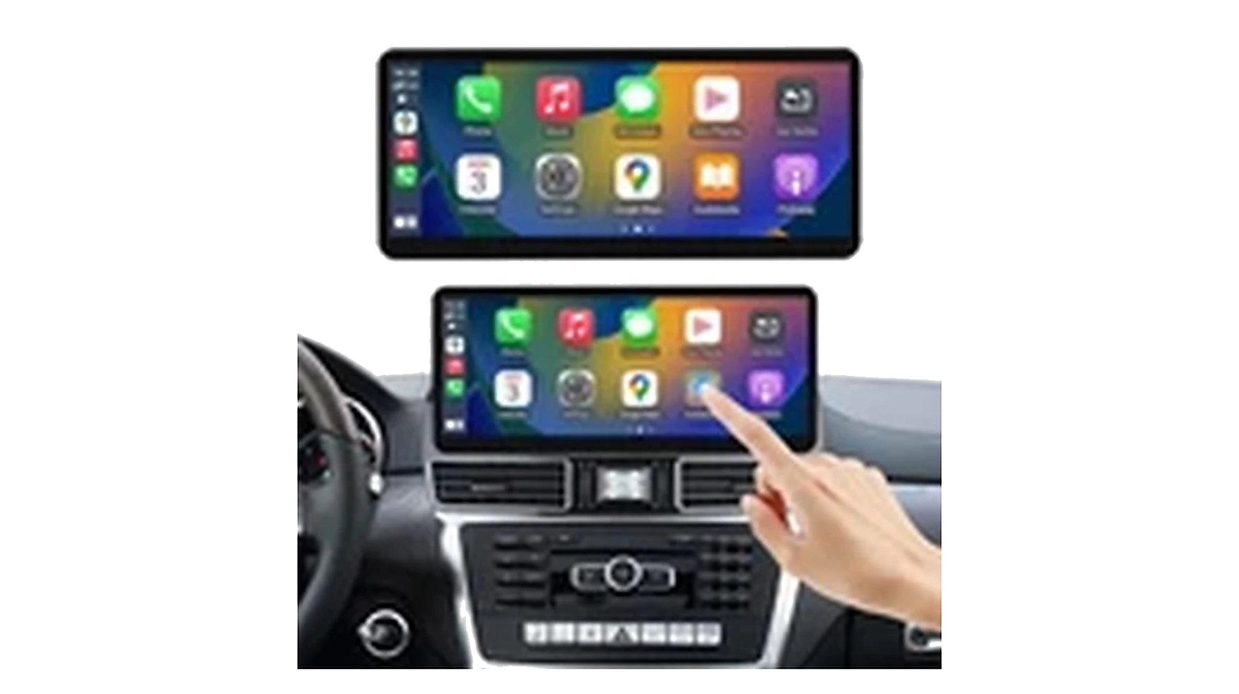 Mercedes ML / GL / SLC / SLK Android Touchscreen – Hauptansicht