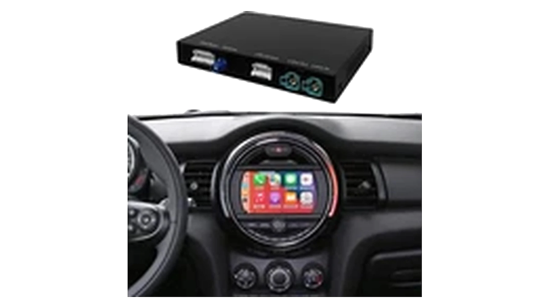 MINI CarPlay Interface – Hauptansicht