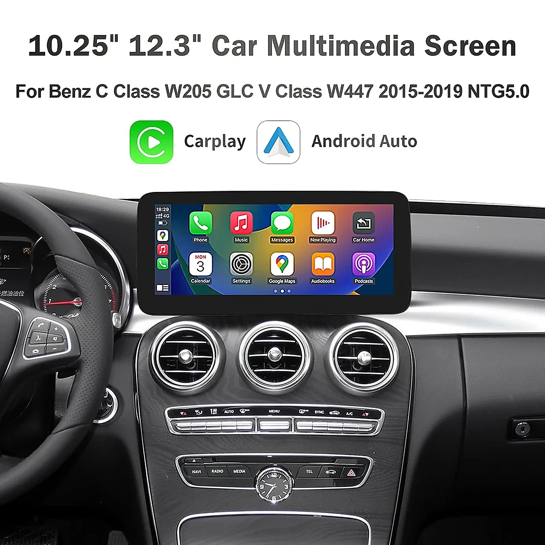 Mercedes C / GLC Android Touchscreen