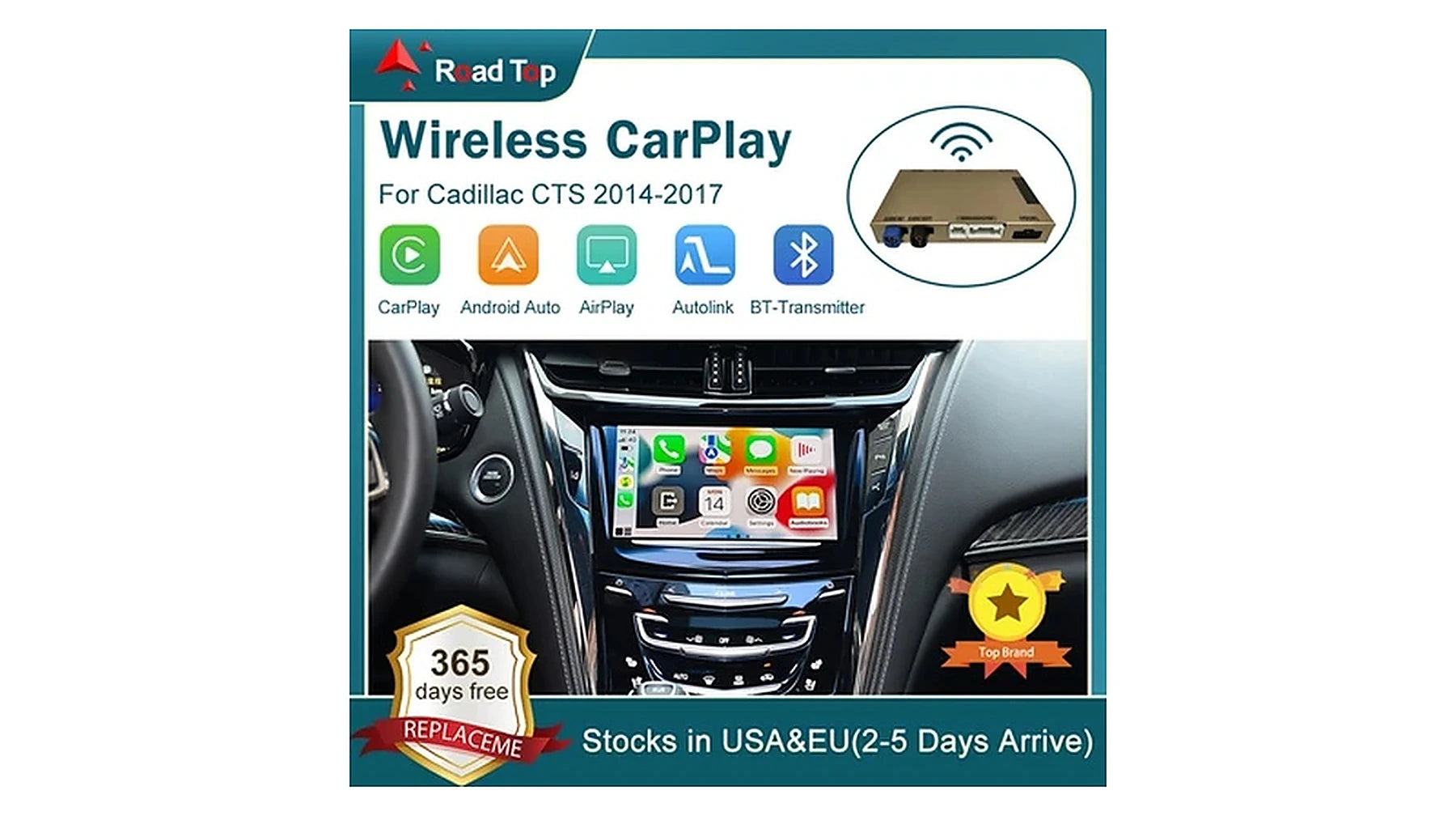 Cadillac HMI CarPlay Interface