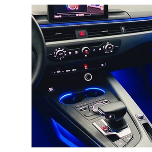 Audi A4/A5 B9 Ambient Mittelkonsole / Cupholder Lichtkit – Detailansicht