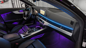 Audi A4/A5 B9 Ambient Dashboard Lightbar – 30 Farben – Ambientebeleuchtung im Audi B9 Innenraum