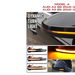 Audi A4/A5 B9 dynamische LED Spiegelblinker – Detailansicht