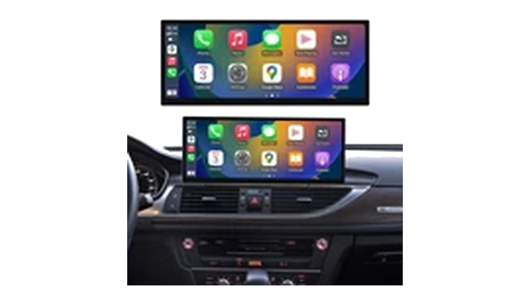 Audi A6 / A7 CarPlay Interface – Hauptansicht