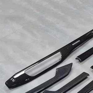 Audi B9/B9PA 7-teiliges Carbon Interieur-Set – Detailansicht