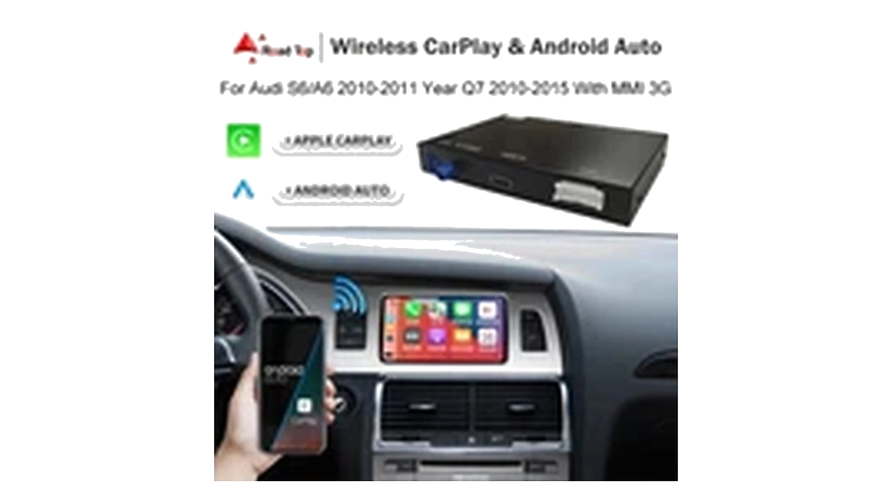 Audi Q7 CarPlay Interface – Hauptansicht