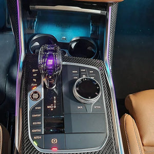 BMW G-Serie Kristall Schaltknauf + iDrive/Start Dekorset – Weitere Produktansicht