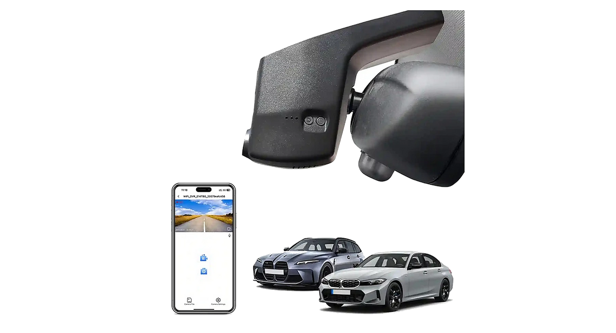 BMW G20/G21/G28/G80 versteckte 4K WiFi Dashcam OEM Look