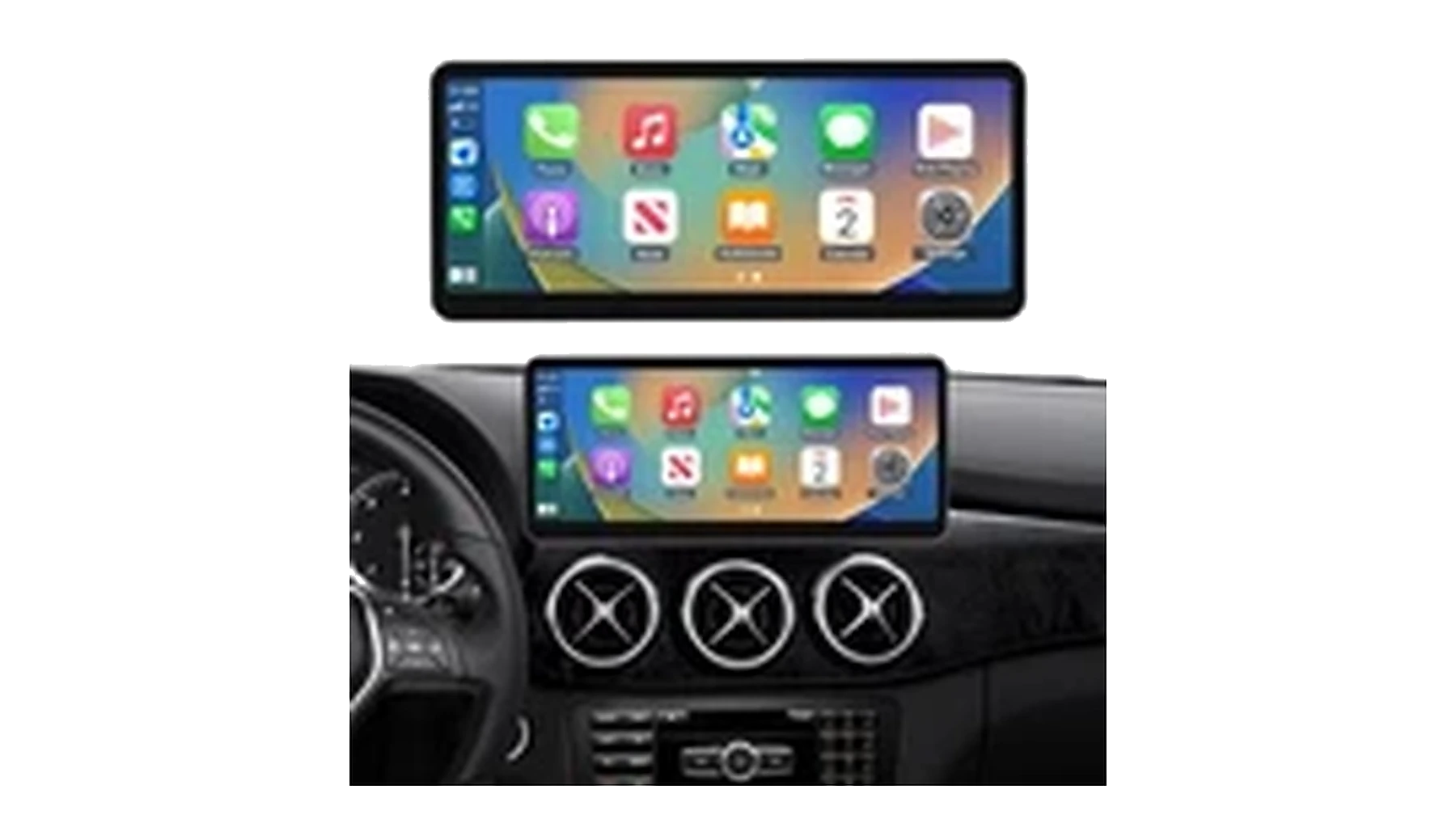 Mercedes A / B / CLA / GLA Android Touchscreen – Hauptansicht
