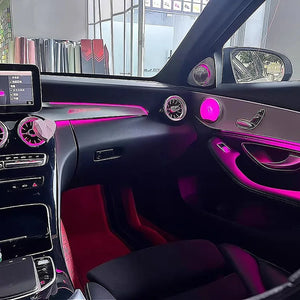 Mercedes C-Klasse W205 64-Farben LED Turbinen-Lüftungsdüsen – Weitere Produktansicht