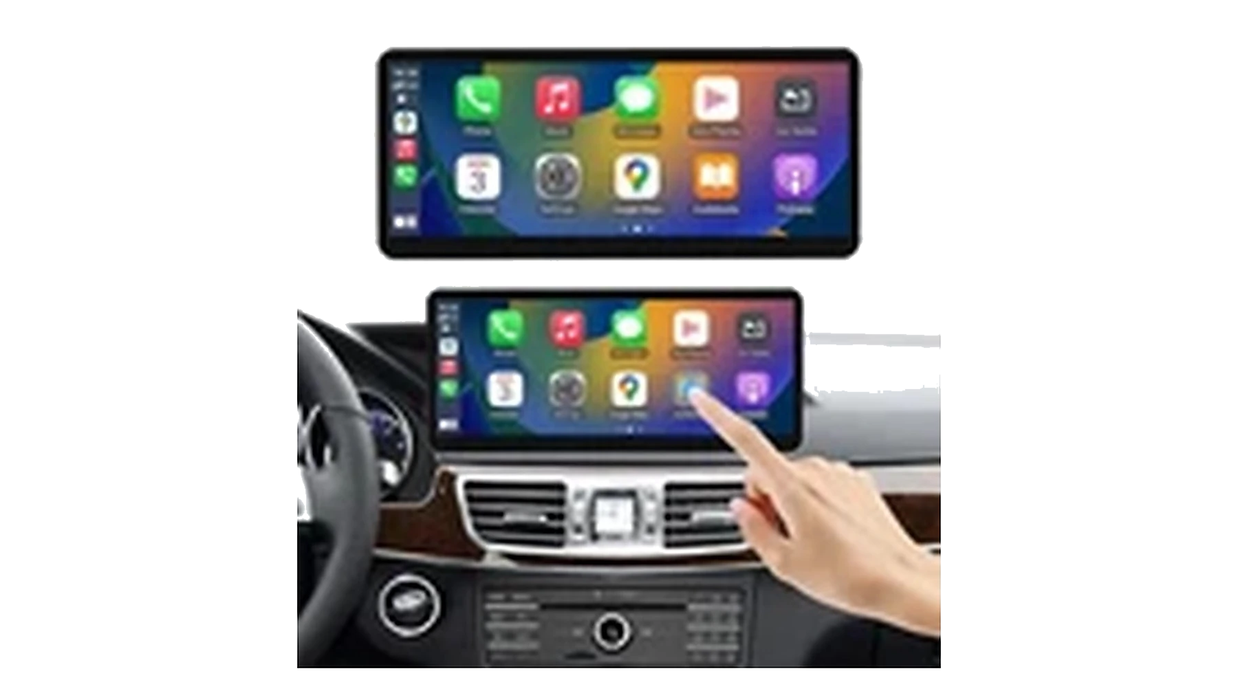 Mercedes E-Klasse Android Touchscreen – Hauptansicht