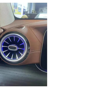 Mercedes E-Klasse W213 64-Farben LED Turbinen-Lüftungsdüsen Set – Weitere Produktansicht