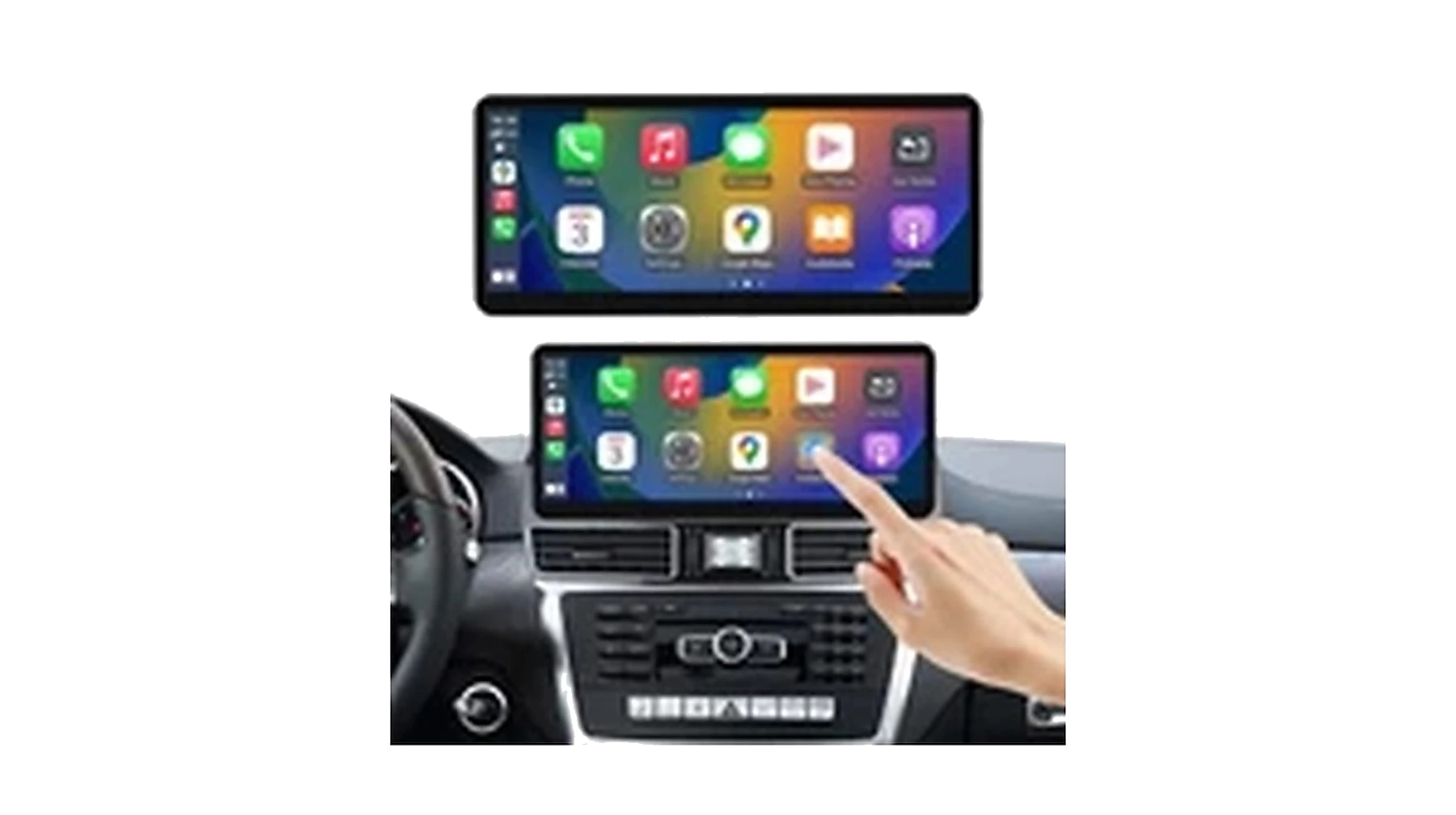 Mercedes NTG 4.5 / 4.7 CarPlay Interface – Hauptansicht