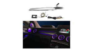 Mercedes W205/X253 beleuchtete Beifahrer-Zierleiste / Co-Pilot Ambient Panel – Hauptansicht