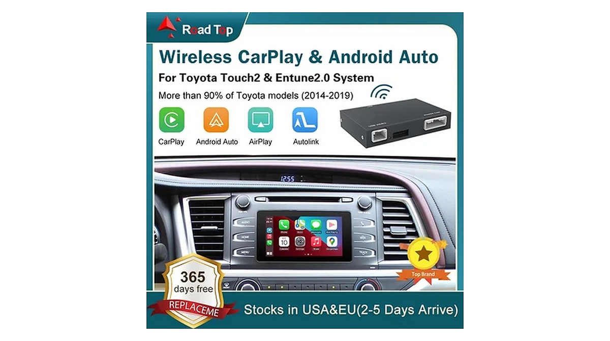 Toyota CarPlay Interface