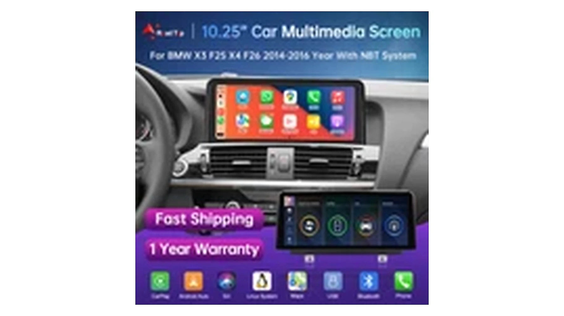 BMW X3 / X4 HD Touchscreen