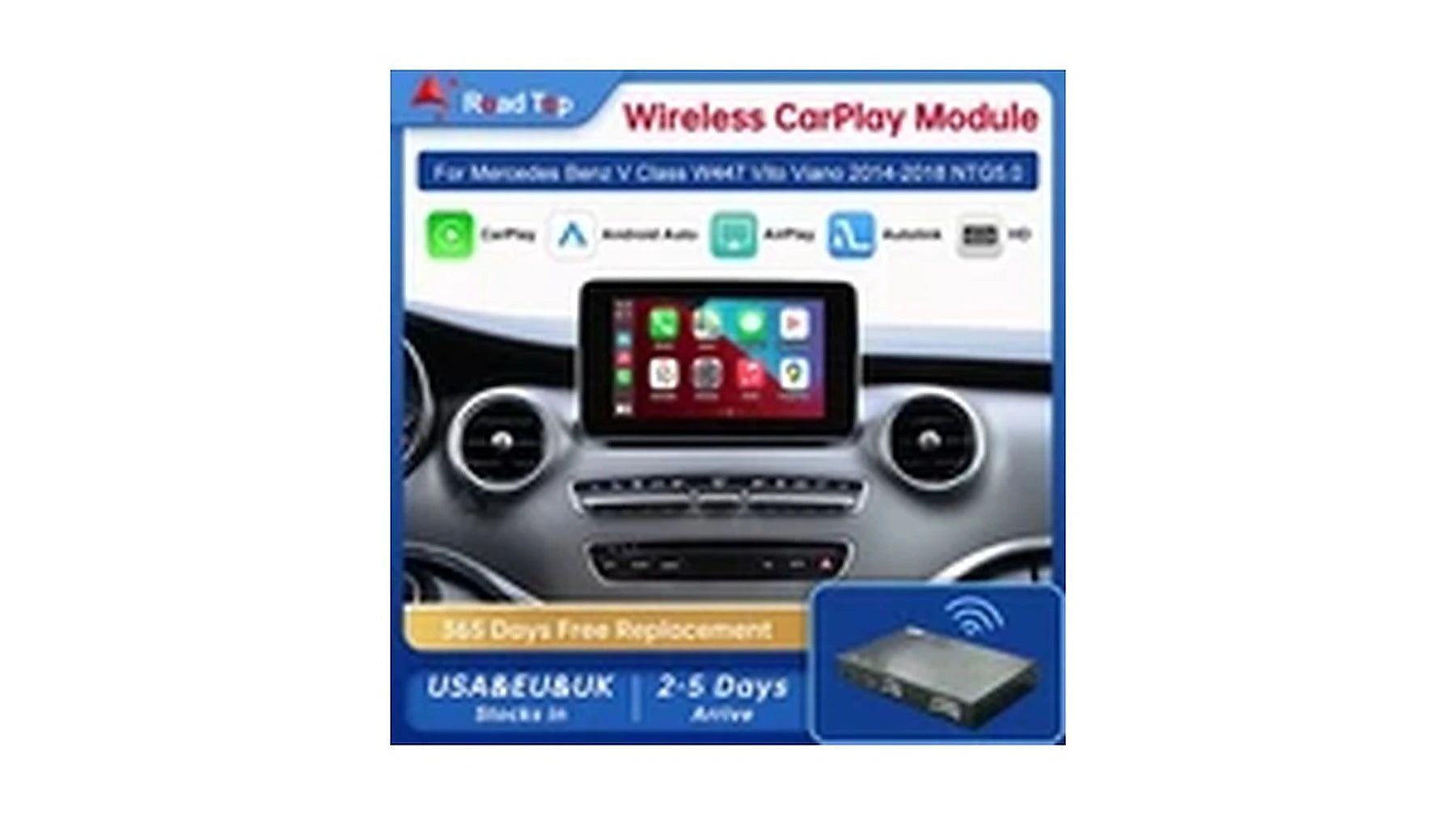 Mercedes NTG 5.0 CarPlay Interface
