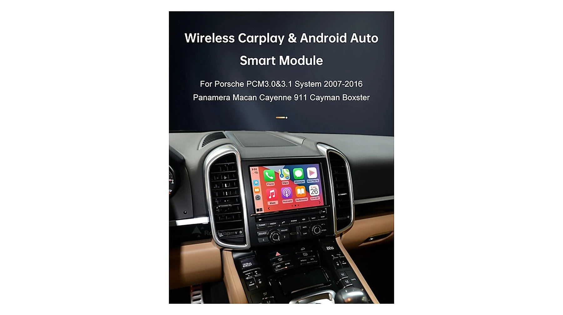 Porsche PCM 3.0 / 3.1 CarPlay Interface