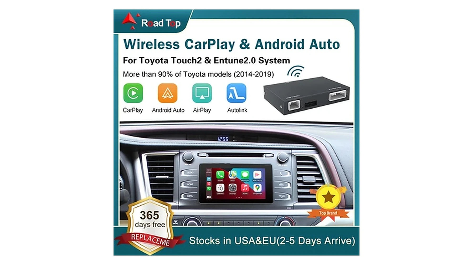 Toyota CarPlay Interface