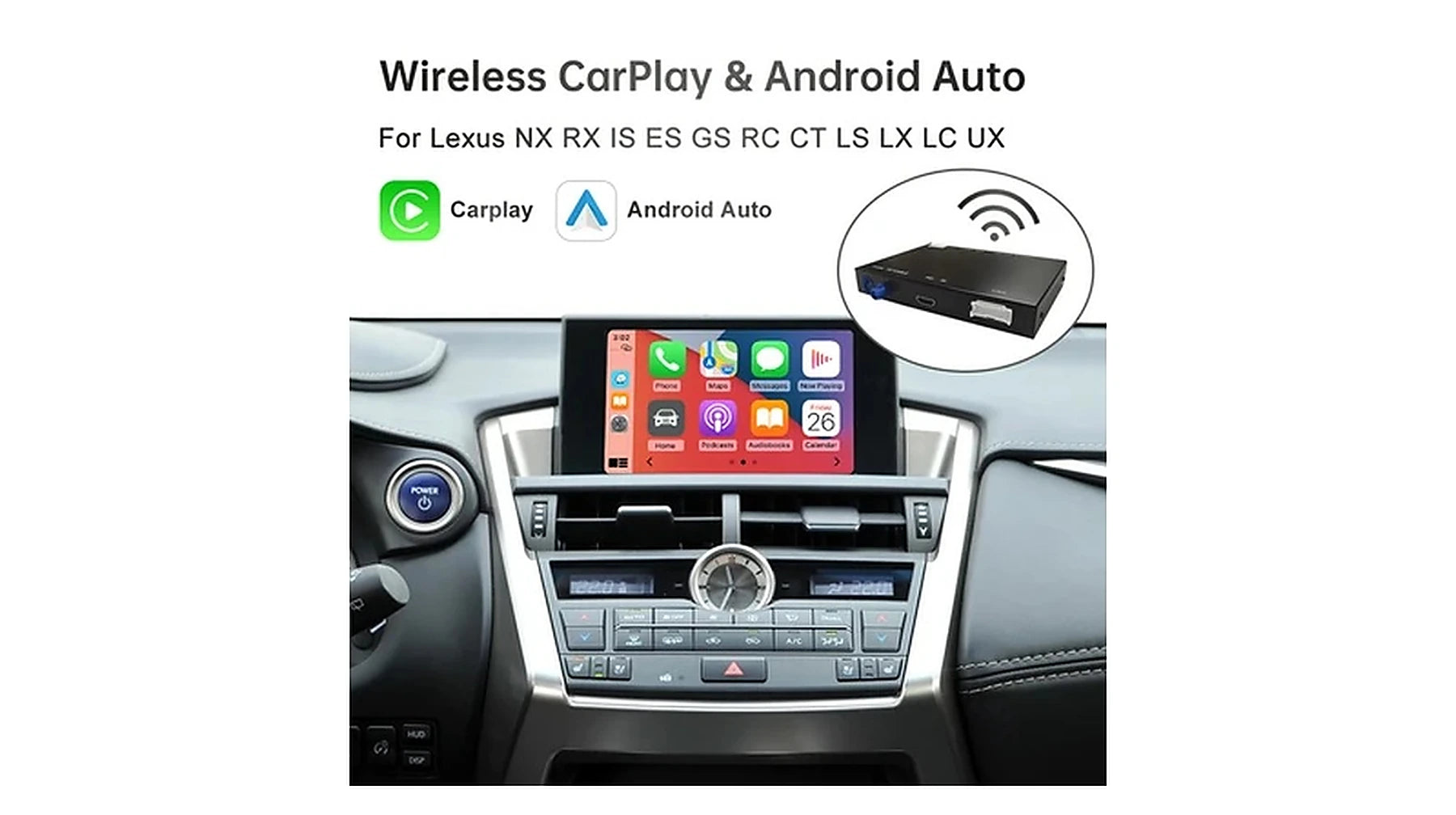 Lexus CarPlay Interface
