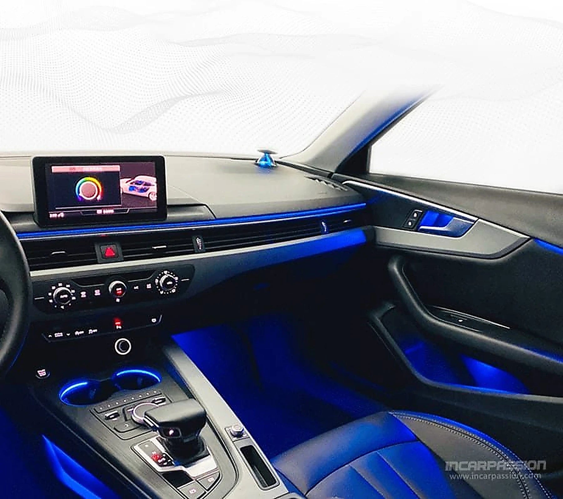 Audi a4 a5 b9 motorisierte hochtoener mit ambient light